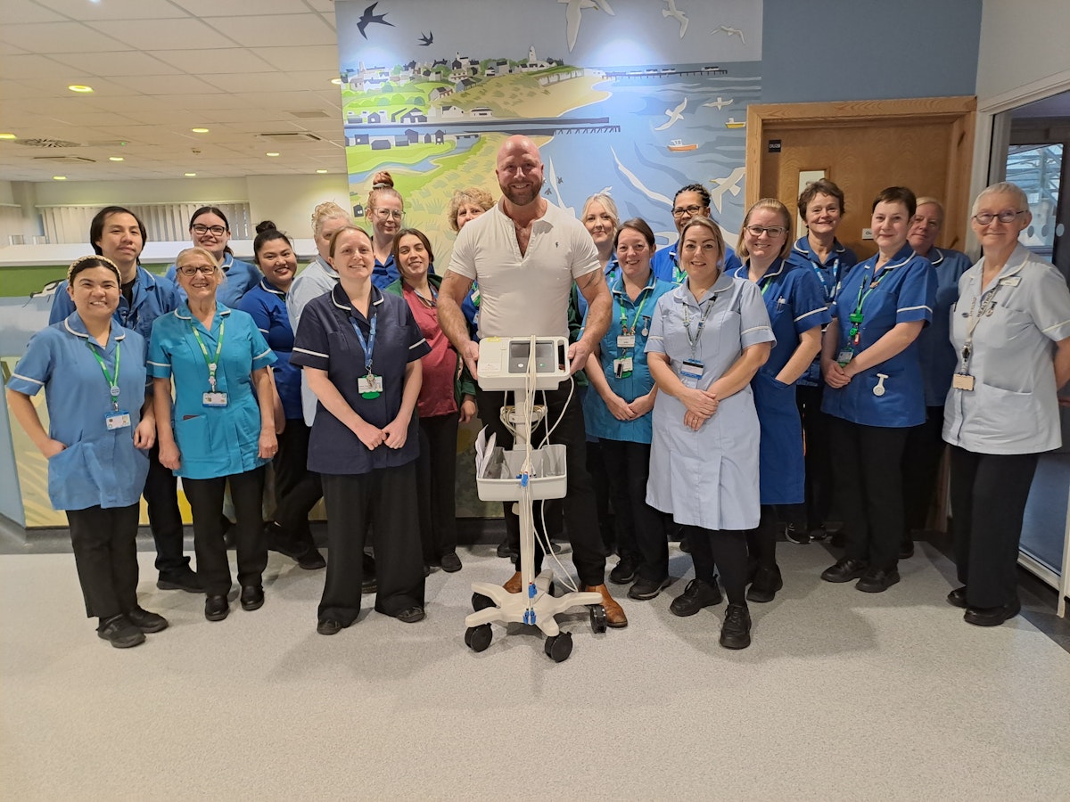 Charlie Baker and Woolverstone Staff